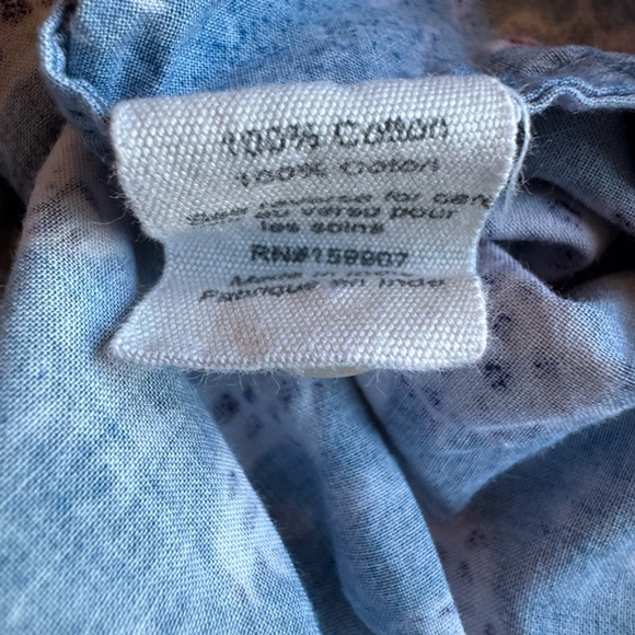 Printfresh Pajama Set (Top and Pants) in Blue/Indigo Leopard Bagheera, Size M - Picture 8 of 8